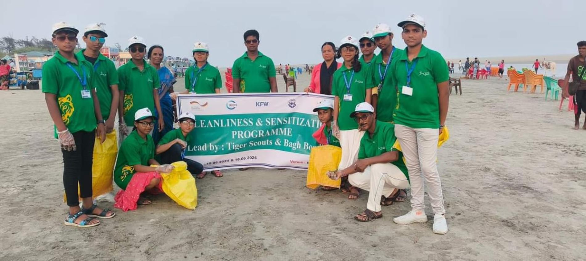 Beach cleaning and Sensitization programme